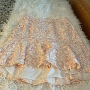 Club Monaco embroidered skirt